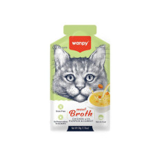 Wanpy Kediler için Bal Kabağı & Havuçlu Tavuk Eti Çorbası 50 Gr