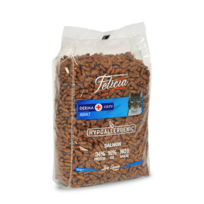 Felicia Az Tahıllı 1 Kg Yetişkin Somonlu HypoAllergenic Kedi Maması