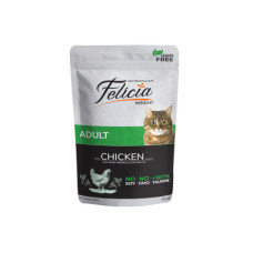 Felicia Tahılsız 85 gr Pouch Yetişkin Tavuklu Yaş Kedi Maması