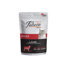 Felicia Tahılsız 85 gr Pouch Yetişkin Kuzu Etli Yaş Kedi Maması