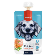 Wanpy Tavuklu ve Havuçlu Ezme Köpek Ödül Maması 90gr